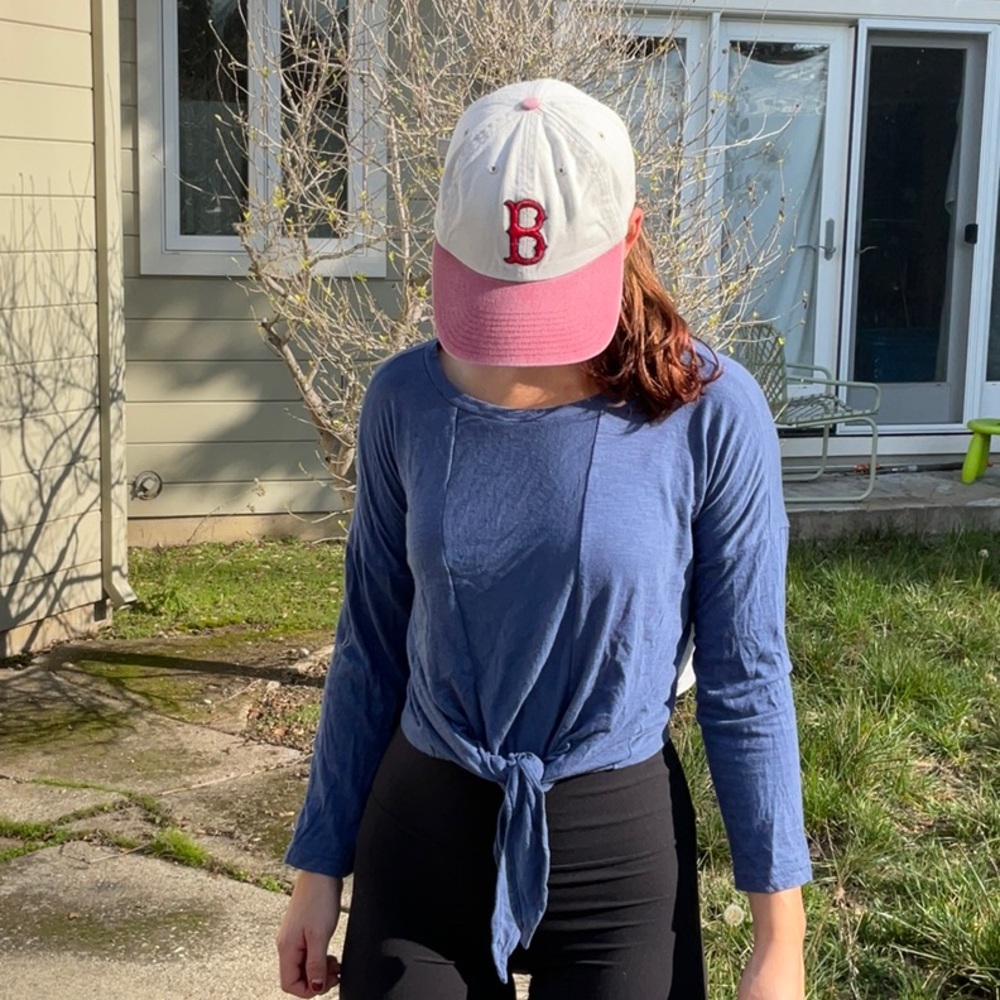 Front tie long sleeve